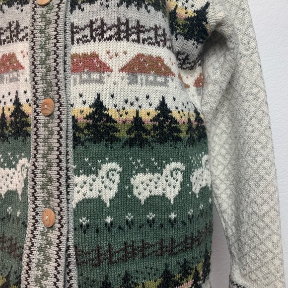 Cottage Core wool cardigan fairy tale cute cozy - Picture 5 of 7